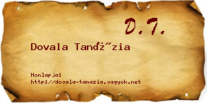 Dovala Tanázia névjegykártya